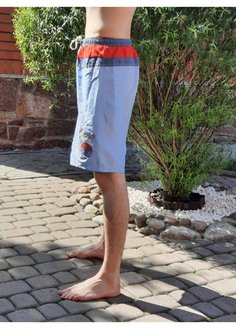 Мужские голубые шорты купальные мужские blooper 92661091 Pompea