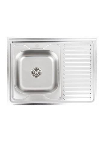 Кухонная мойка из нержавеющей стали 8060 L ДЕКОР (0,7/160 мм) Valeso (305296145)
