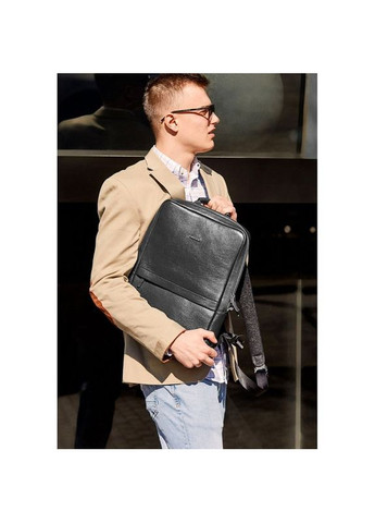 Рюкзак чоловічий шкіряний Foster 1.0 Чорний BlankNote (301871525)