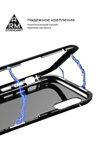Чехол Magnetic Case 1 Gen для Huawei P Smart 2019/Honor 10 Lite Сlear/Black (ARM54335) ArmorStandart (260411070)