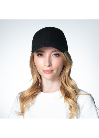 Бейсболка з регулятором жіноча котон чорна АРДЕН LuckyLOOK 410-084 (322779937)