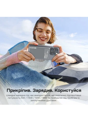 Пауэрбанк 5000mAh B738 Black QC3.0 PD3.0 беспроводная магнитная зарядка (43-00161) CHOETECH (388862452)