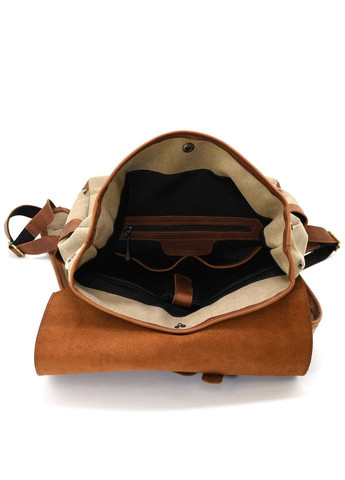 Рюкзак для ноутбука з канвасу та крейзі хорс RBs-9001-4lx бренда TARWA (298683969)