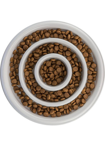 Миска для собак Медленное кормление пластик/термопластичная резина 0.45 л d23 см Серая (4011905250298) Trixie (312483745)