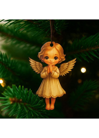 Декоративна іграшка-декор Янгол 5х7 см Різнокольоровий (DN-875) Luxyart (368290324)