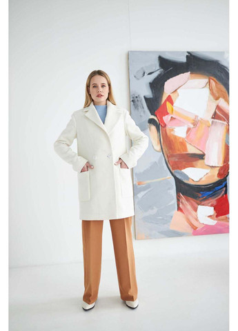 Белое демисезонное Женское пальто Origa