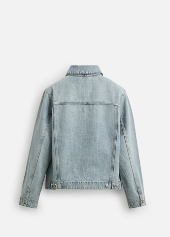 Светло-голубая летняя куртка Zara