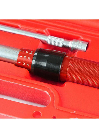 Динамометричний ключ 1/4" 2–24 Нм CrV, регулювання, реверс, шкала, кейс (M53578) MAR-POL (366873748)