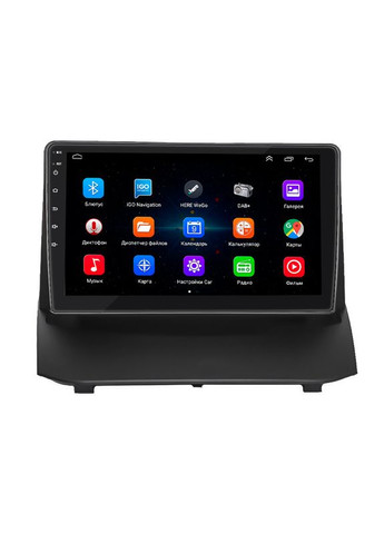 Штатна магнітола 9" для Ford Fiesta Mk6 Рестайлінг 2012-2019 2/32Gb/ Wi-Fi Optima Форд 16 шт. Lesko (336202520)