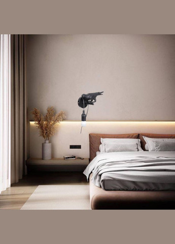 Настінний світильник "Ворона" на праву сторону 909-VXL8055R BK No Brand (370071718)