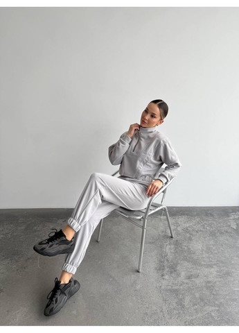 Костюм с укороченной кофтой и брюками Україна (352267647)