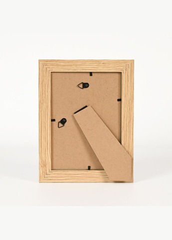 Рамка для фото MY HOME "Кадри" 17.3х22.4 см Білий/дерево (PH-2 M WHITE/WOOD) МВМ (365280753)