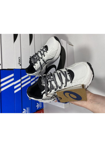 Черные демисезонные кроссовки мужские asics gel-kahana 8 white black асикс гель кахано No Brand