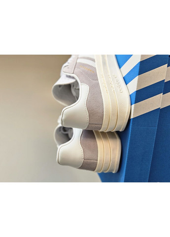 Кроссовки женские Adidas Gazelle Bold Platform Grey White | Адидас Газель серые No Brand серые демисезоны (363026431)