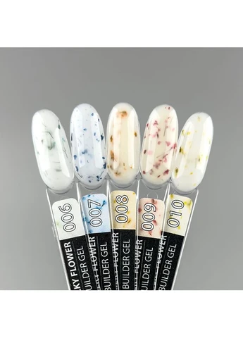 Builder Gel Milky Flower №004, 15 мл Art (386092655)