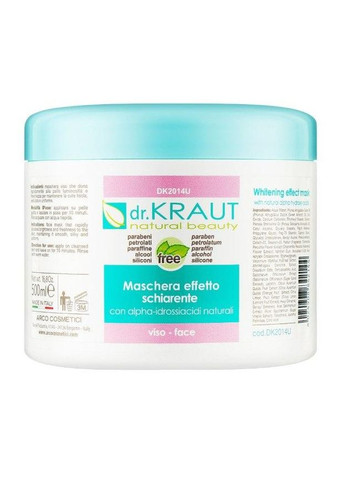 Dr. Kraut Відбілююча маска з АНА-кислотами, екстрактами фруктів та оліями – Dr.Kraut 50 мл (не ориг. тара) — Крем, Італія (354822531)