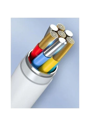 Кабель NB200 for Lightning 2.1A/1M (30pcs/Bottle) Чорний/Білий XO (392011717)