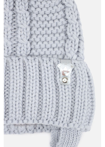 Комплект шапка-шарф для девочки цвет светло-серый ЦБ-00287124 Vertex (368824410)