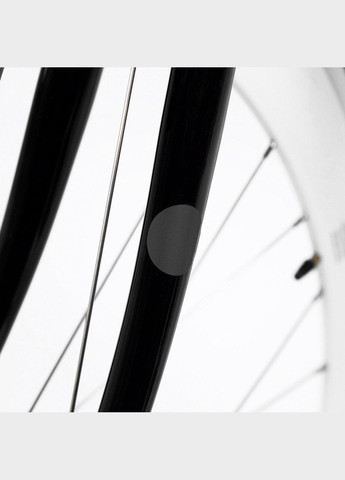 Наклейки світловідбивні на раму велосипеда, чорні кола BOOKMAN (316150951)