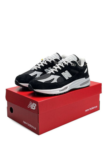 Черно-белые демисезонные кроссовки мужские No Brand