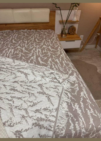 Муслін плед Євро 200х230 Кавовий (П4К-muslin-2025-004-02) No Brand (323160971)