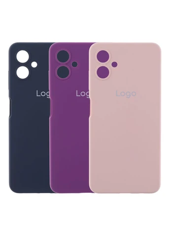 Чохол Liquid Silicone (AA) Full Camera для Samsung Galaxy A06 (A065) 43.Grape No Brand Samsung Galaxy А06 (336940032)