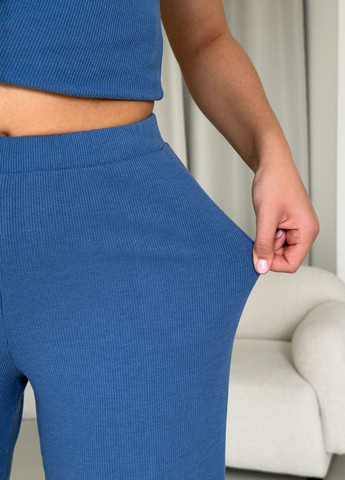 Костюм в рубчик футболка с широкими штанами Merlini Арбо (323450674)