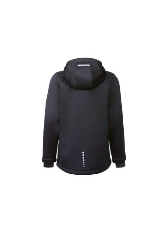 Черная демисезонная куртка-софтшелл для девочки Crivit