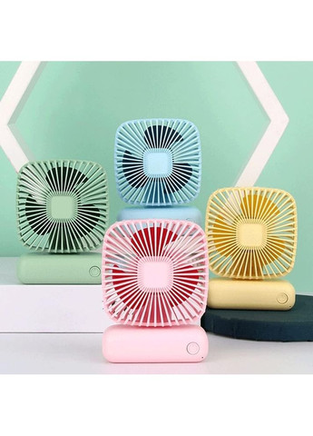 Вентилятор портативный USB Blue No Brand (365721866)