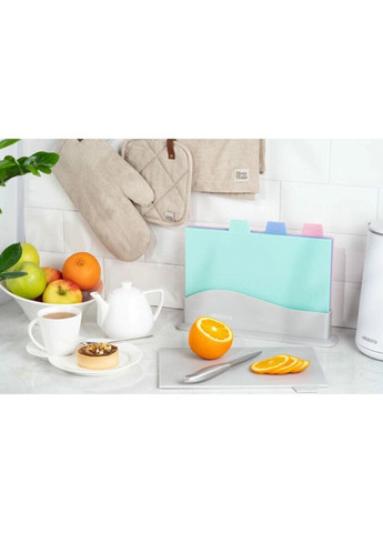 Набір обробних дощок на підставці Fresh AR-1404-GP 5 предметів Ardesto (335879575)