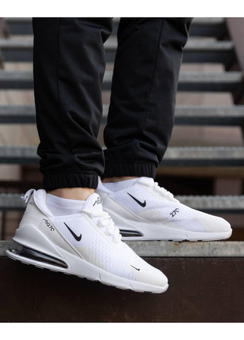 КРОССОВКИ ЖЕНСКИЕ NIKE AIR MAX 270 WHITE V2 НАЙК АИР МАКС 270 No Brand белые демисезоны (368856025)