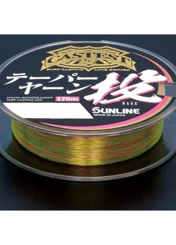 Леска Castest Tapered 170m конусная 0.235-0.570mm 4.0kg Sunline (395684728)