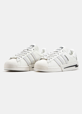 Кроссовки женские и мужские Adidas Superstar x Neighborhood white | Адидас Суперстар белые No Brand белые всесезоны (315155269)