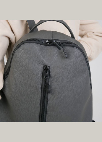 Компактный женский рюкзак в экокожи, темно-серый цвет ToBeYou like (293247137)