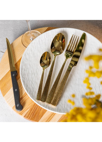 Набор столовых приборов в футляре на 6 персон столовый набор 30 предметов в футляре Золото Jooki (358706731)
