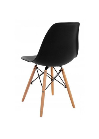 Крісло для кухні на ніжках В-173 FULL KD чорне (4 шт) Bonro (341533510)