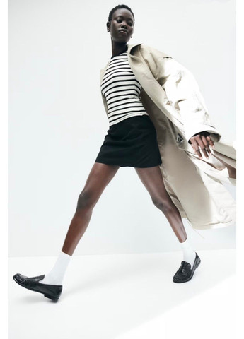 Женский трикотажный топ Н&М (58150) XS Белый H&M (322380172)