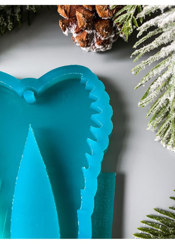 Молд Крила янголів форма для новорічних іграшок на ялинку силіконова форма для епоксидної смоли No Brand (370567005)