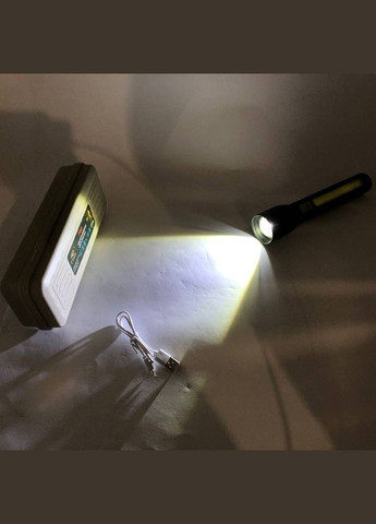 Ліхтар акумуляторний CB-C23-P90+COB, Ліхтарик світлодіодний ручний акумуляторний портативний Coba (369562028)