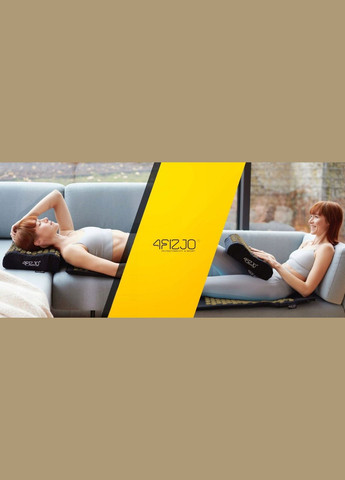 Килимок акупунктурний з подушкою Ergo Mat XL Аплікатор Кузнєцова Black/Gold () 4FIZJO P-5907739313843 (275653981)