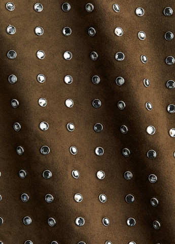 Оливковая (хаки) праздничный однотонная юбка H&M