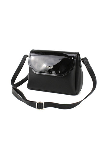 Небольшая каркасная женская сумка кросс-боди 836531239 черная Voila (309161358)