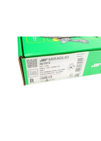 Склопідіймач (передній) Opel Combo/Fiat Doblo 10- (R) (електро) (з моторчиком) 30/7072 (opt-om) No Brand (345757586)