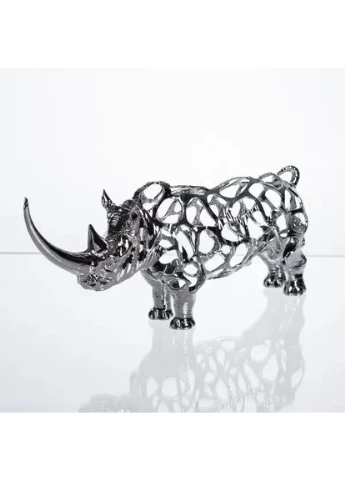 Декоративная фигурка Rhinoceros 23x6x10 см металлическая HP-7-23 Yiwu (397884633)
