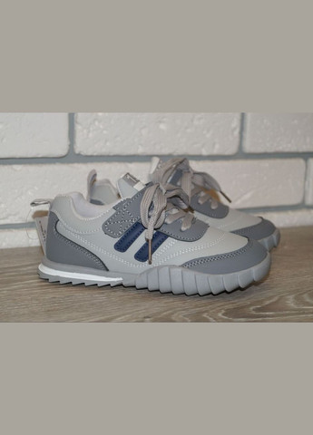 Сірі Осінні кросівки демісезонні для хлопчика сірі Канарейка