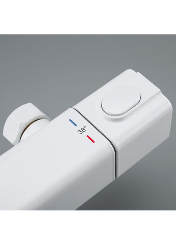 Душевая система с термостатом G2491-8, излив - переключатель на лейку, белый GAPPO (372994965)