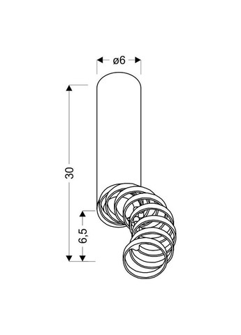 Точечный светильник TUBA (2282756) Candellux (361312059)