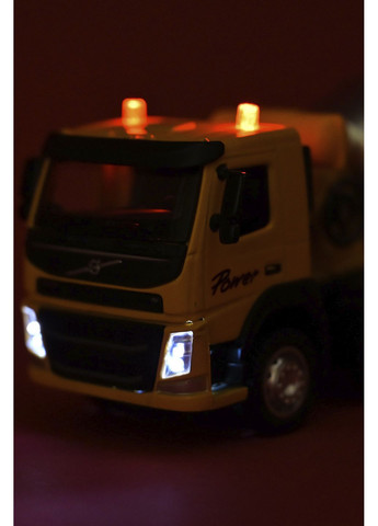 Строительная техника металлическая – Автобетоносмеситель VOLVO в масштабе 1:50 цвет разноцветный CB-00289177 АВТОПРОМ (370499429)