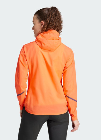 Оранжевая демисезонная куртка-дождевик terrex xperior 2.5l light adidas