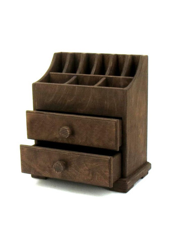 Органайзер настільний з дерева Окрідж капучино (КНЦ-003909) No Brand (328225802)